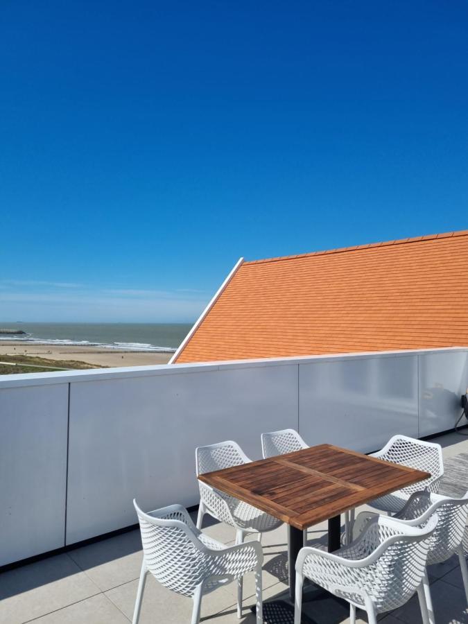 Penthouse Windkracht 10 Aan Het Strand Van Cadzand Exteriér fotografie