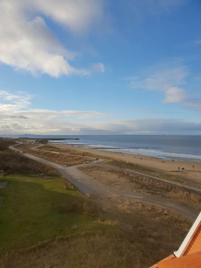 Penthouse Windkracht 10 Aan Het Strand Van Cadzand Exteriér fotografie