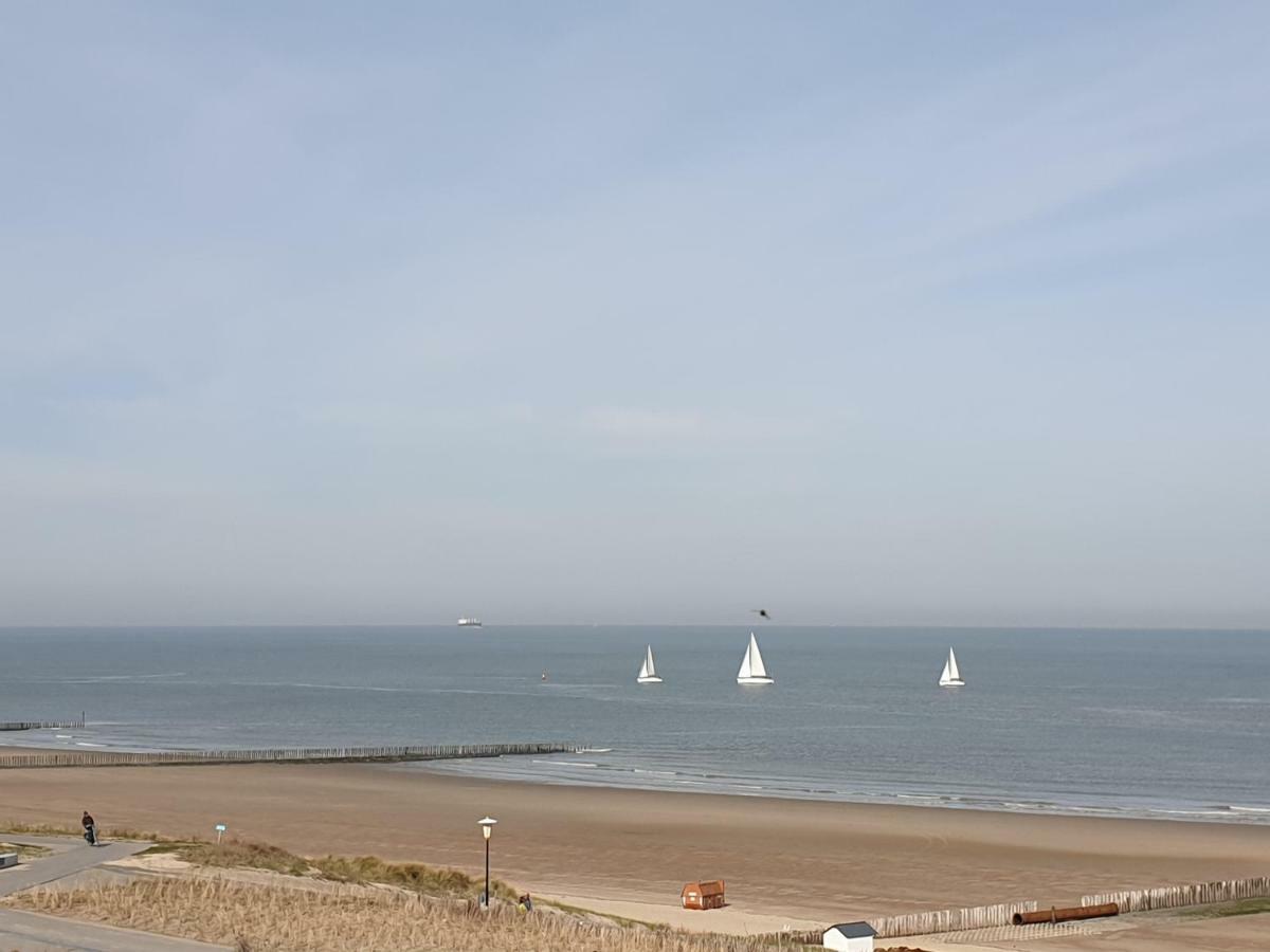 Penthouse Windkracht 10 Aan Het Strand Van Cadzand Exteriér fotografie