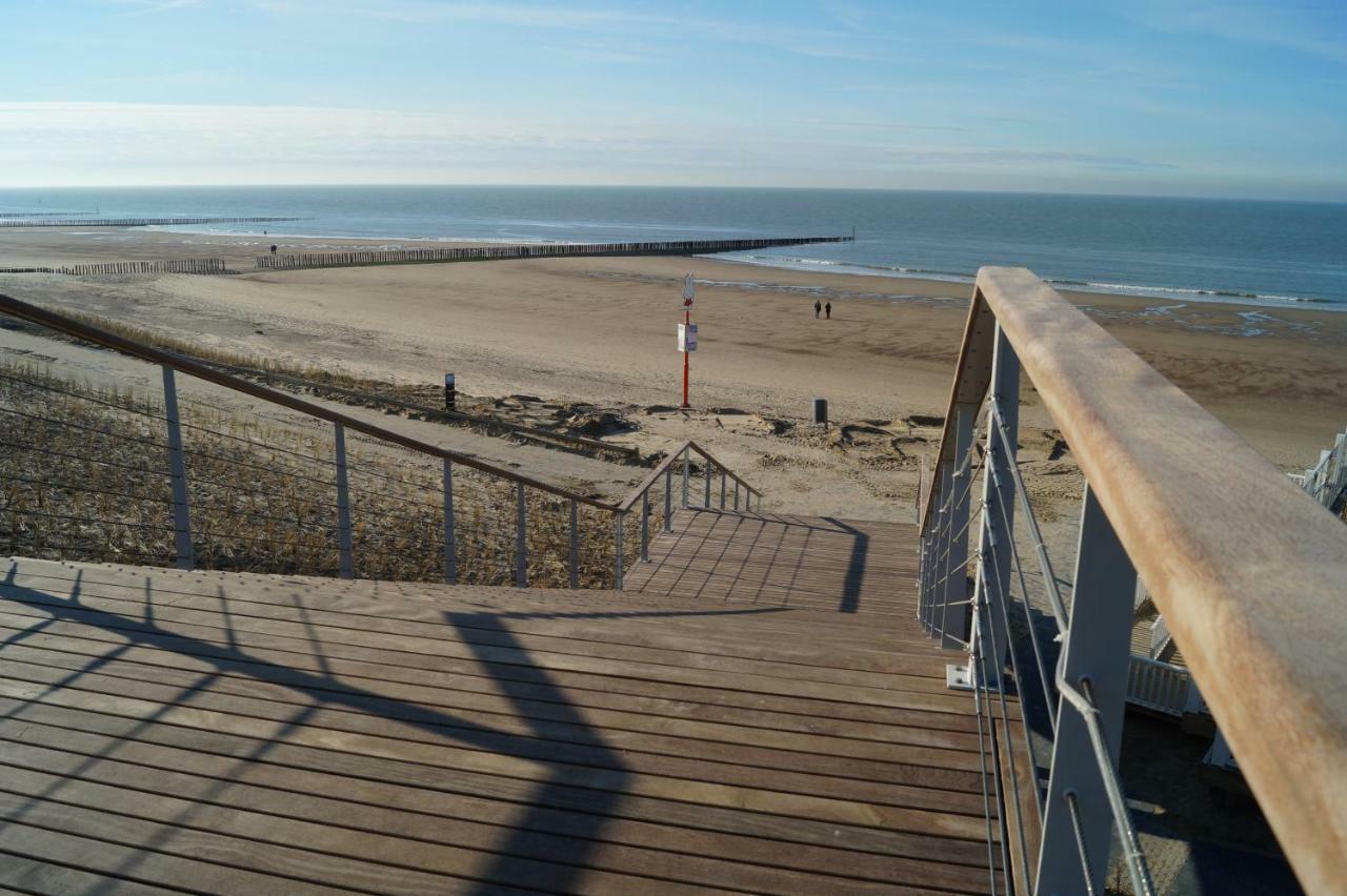 Penthouse Windkracht 10 Aan Het Strand Van Cadzand Exteriér fotografie