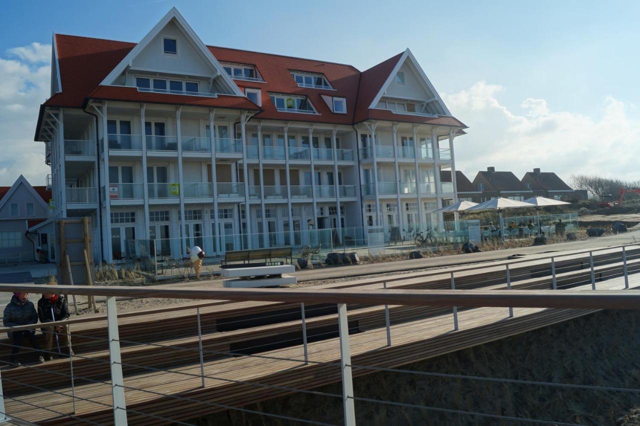 Penthouse Windkracht 10 Aan Het Strand Van Cadzand Exteriér fotografie
